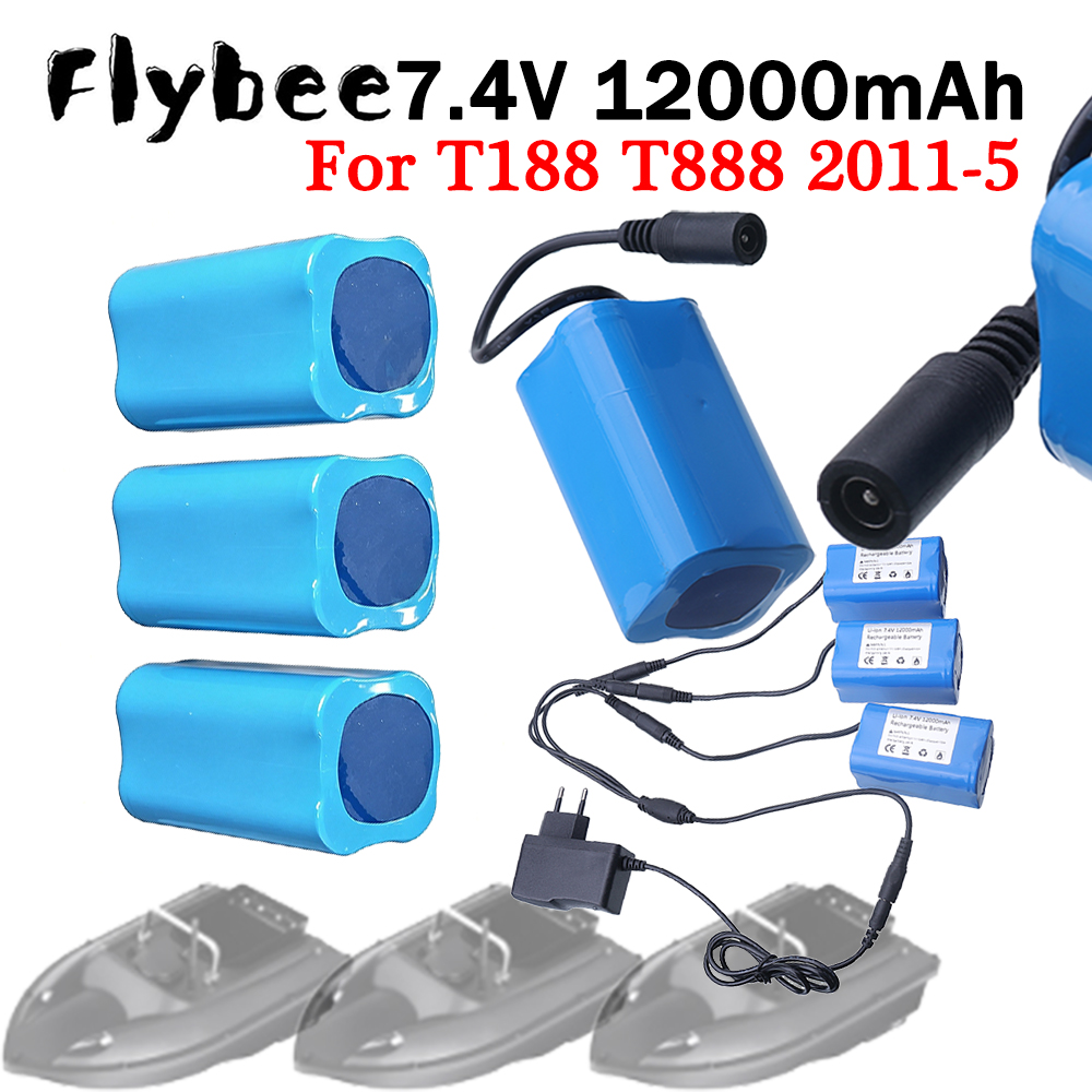Fish Finder - Batterie au lithium 7.4V 12000mAh pour