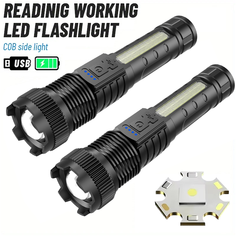 Fishing Light - Lampe de poche LED puissante, torche