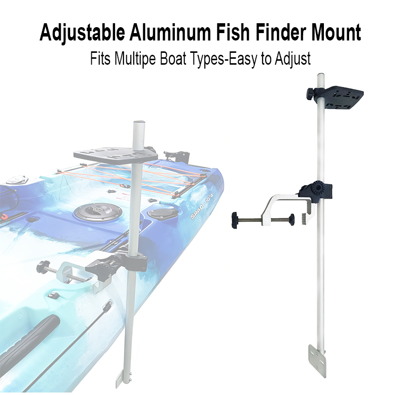 Fish Finder - Support universel en aluminium pour transducteur