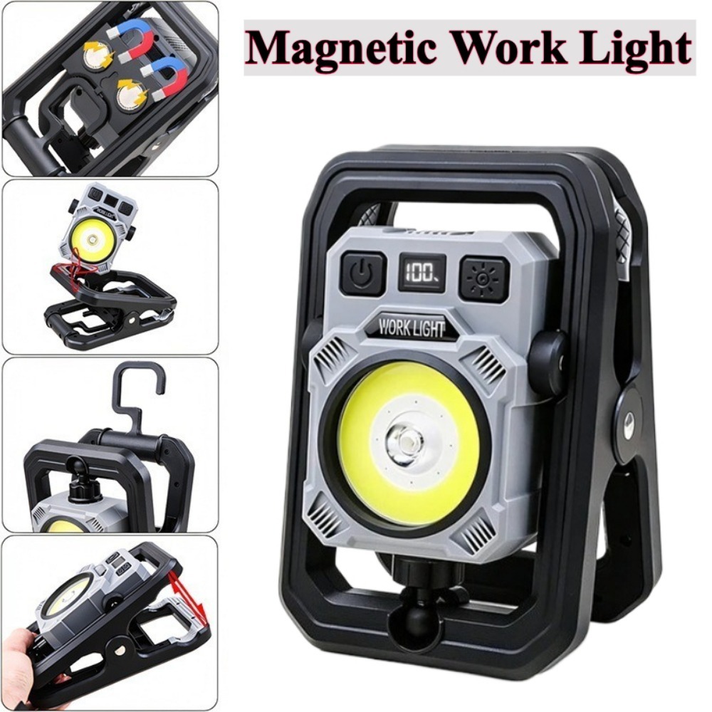 Fishing Light - Lampe de travail COB portable, lampe