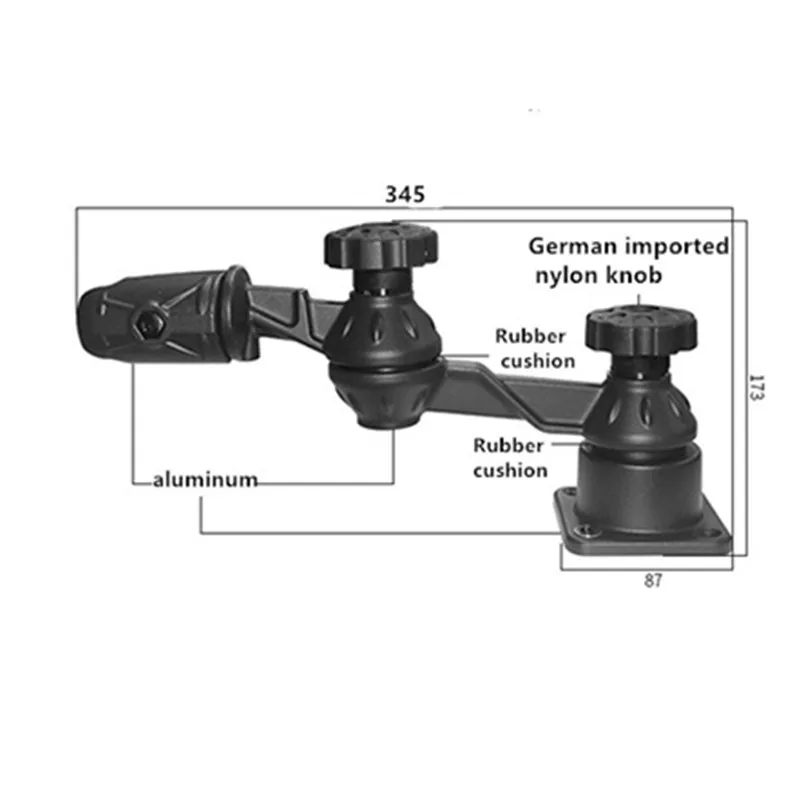 Support de bras pivotant horiz - Fish Finder Mount avis et prix