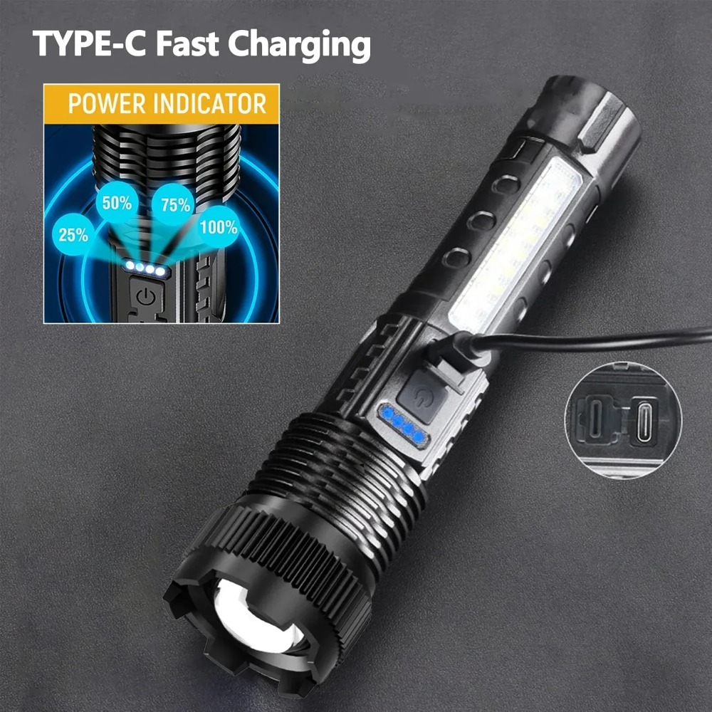 Lampe de poche LED puissante,  - Fishing Light avis et prix