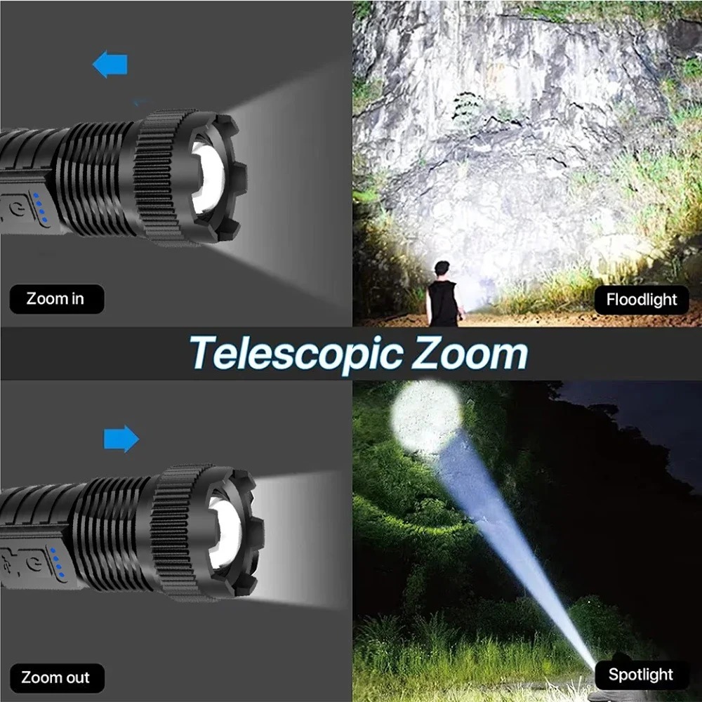 Lampe de poche LED puissante,  - Fishing Light avis et prix