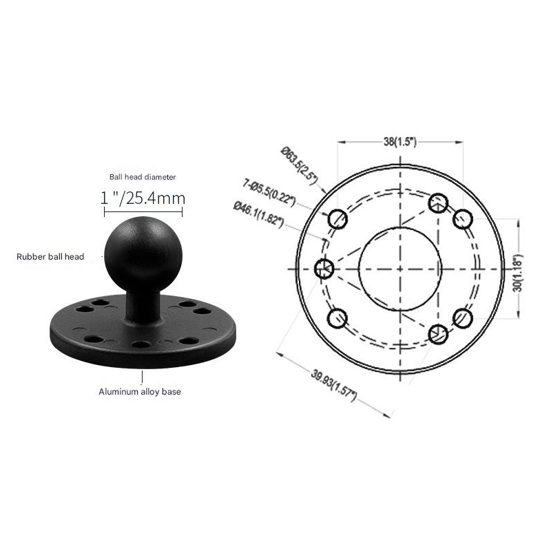 Support de fixation à rotule d - Fish Finder Mount avis et prix